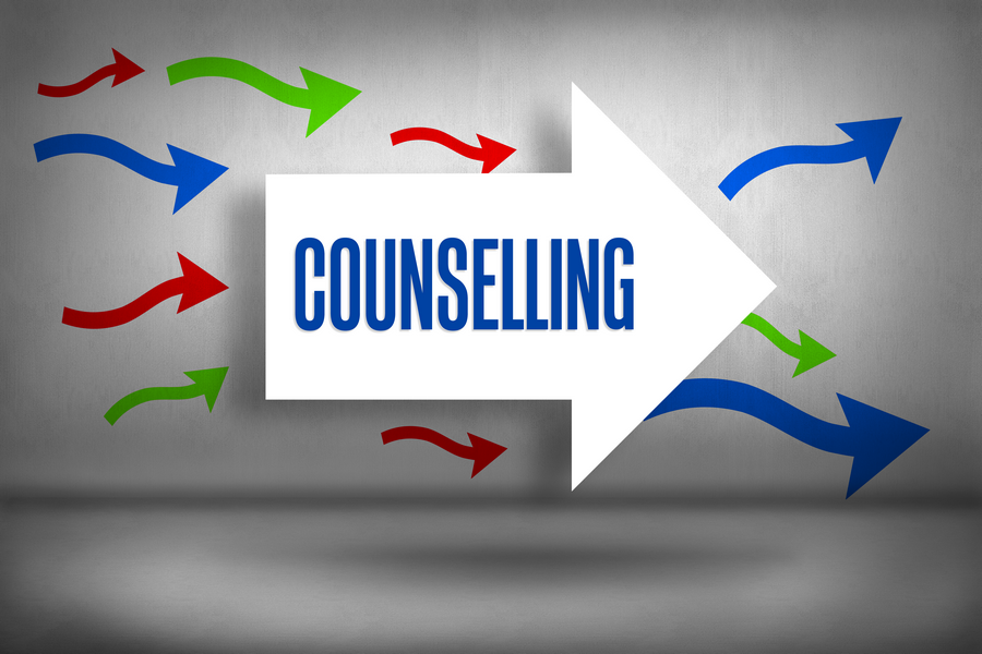  Counselling - against arrows pointing 